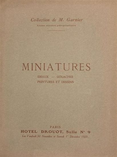MINIATURES 
Ensemble de sept catalogues :...