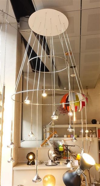 SUSPENSION FAIRY 12 lumières Designer : Manuel...