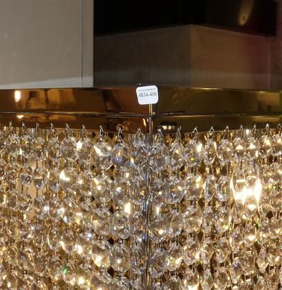 LAMPADAIRE SQUARE CLEAR CRYSTAL Designer...