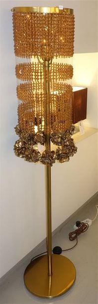 LAMPADAIRE ROUND RAINDROPS AND ROSES FLOOR...
