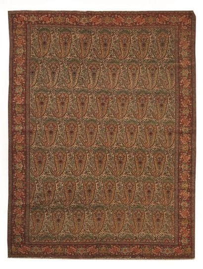 Tapis SENNEH (chaîne et trame en coton, velours...