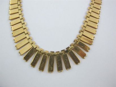 Collier articulé en or jaune 750 millièmes...