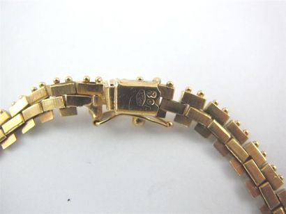 Collier articulé en or jaune 750 millièmes...