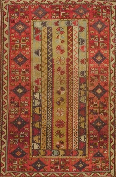 Tapis MELAS (chaîne, trame et velours en...