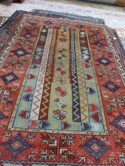 Tapis MELAS (chaîne, trame et velours en...