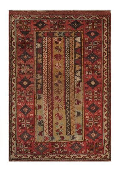 Tapis MELAS (chaîne, trame et velours en...
