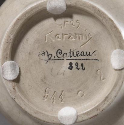 CATTEAU Charles (1880-1966)
Vase en grès...