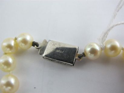 Collier de perles de culture, fermoir en...