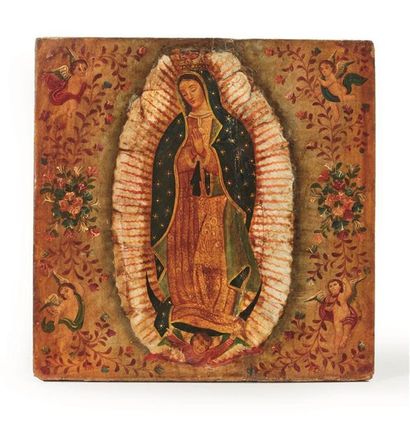 École coloniale mexicaine du XIXe siècle
Vierge...