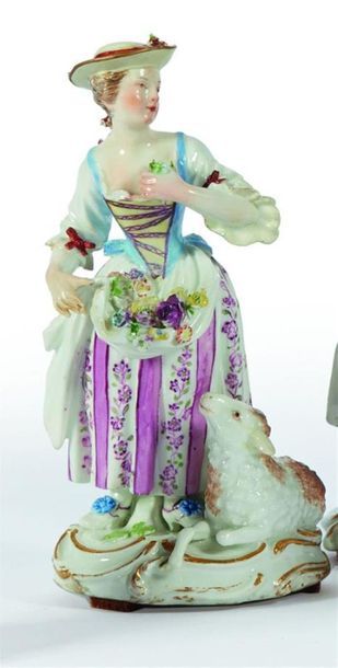 ALLEMAGNE, Frankenthal
Figure en porcelaine...