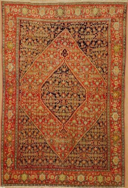 Tapis SENNEH (chaîne et trame en coton, velours...