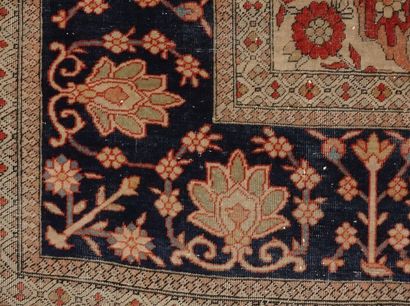 Tapis Keschan mostachem (chaîne et trame...