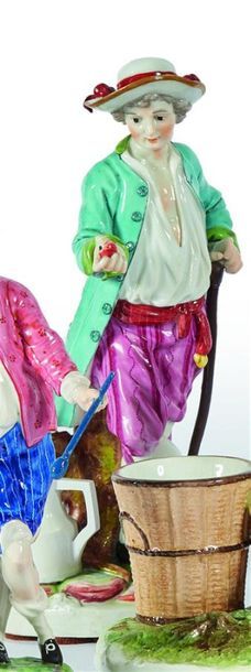NIDERVILLER
Figure en porcelaine à décor...