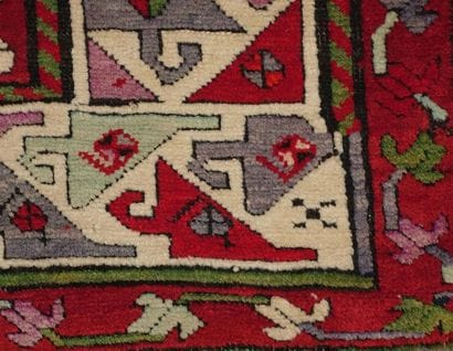 Tapis KAZAK (chaîne, trame et velours en...