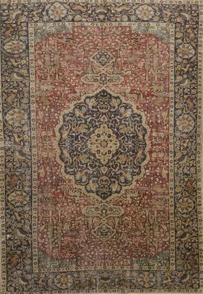 Tapis CÉSARÉ (chaîne, trame et velours en...