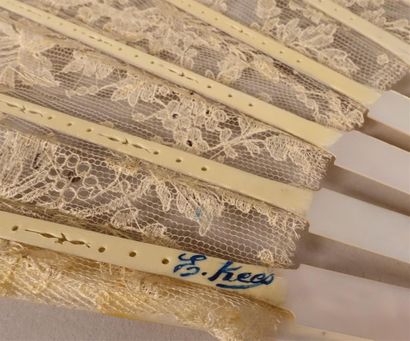 Graminées, vers 1900
Éventail, feuille en...