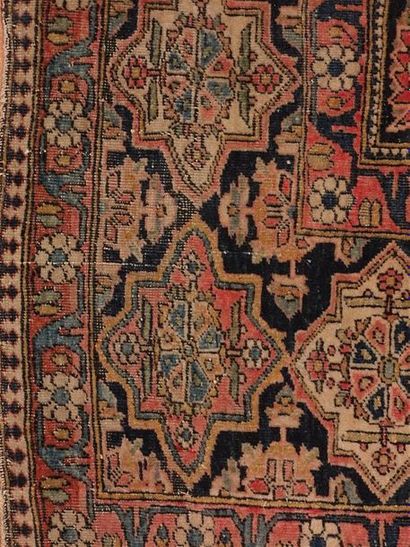 Tapis Keschan mostachem (chaîne et trame...