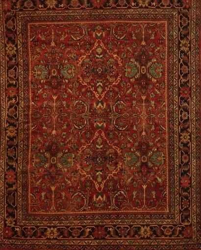 Tapis KESCHAN ? (chaîne et trame en coton,...