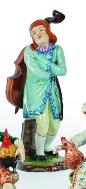 ALLEMAGNE, Dresde
Figure en porcelaine à...