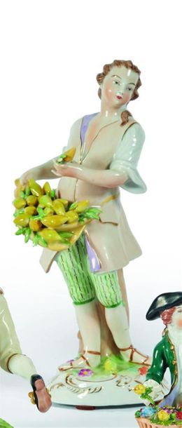 ALLEMAGNE, Dresde
Figure en porcelaine à...