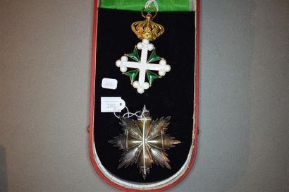 ITALIE
ROYAUME D'ITALIE 
ORDRE DES SAINTS-MAURICE-ET-LAZARE,...