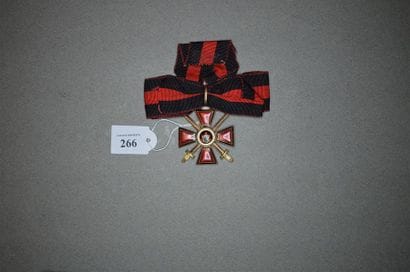RUSSIE
ORDRE DE SAINT-VLADIMIR
Croix de 4e...