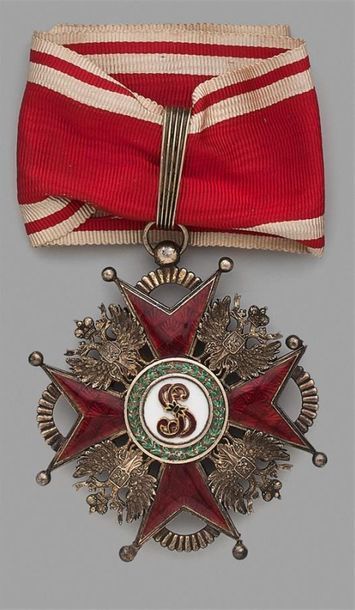RUSSIE
ORDRE DE SAINT-STANISLAS
Croix de 2e...