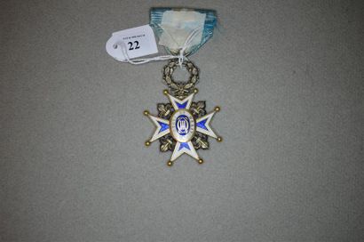 ESPAGNE
ORDRE DE CHARLES III
Croix de chevalier...