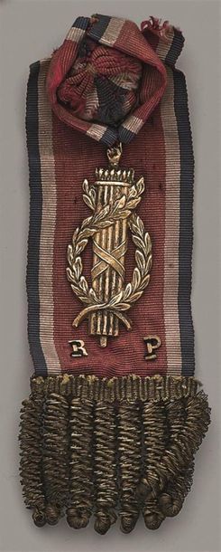 FRANCE
IIe RÉPUBLIQUE
Insigne de représentant...