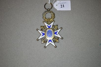 ESPAGNE
ORDRE DE CHARLES III
Croix de chevalier...