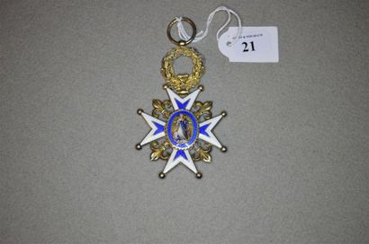 ESPAGNE
ORDRE DE CHARLES III
Croix de chevalier...