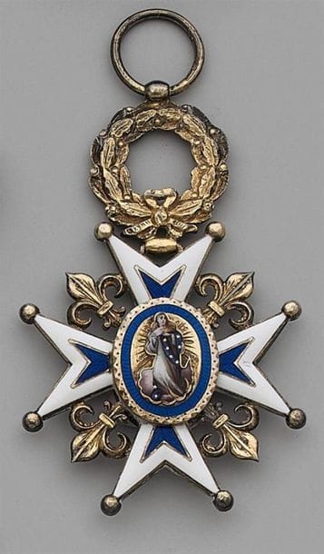ESPAGNE
ORDRE DE CHARLES III
Croix de chevalier...