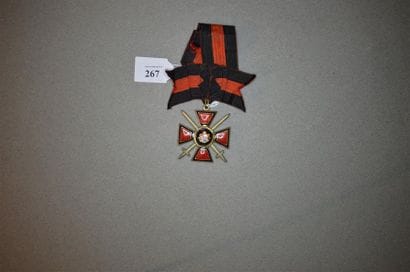 RUSSIE
ORDRE DE SAINT-VLADIMIR
Croix de 4e...