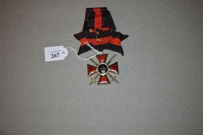 RUSSIE
ORDRE DE SAINT-VLADIMIR
Croix de 4e...