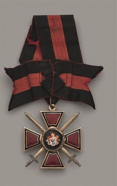 RUSSIE
ORDRE DE SAINT-VLADIMIR
Croix de 4e...