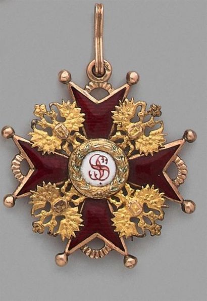 RUSSIE
ORDRE DE SAINT-STANISLAS
Croix de...