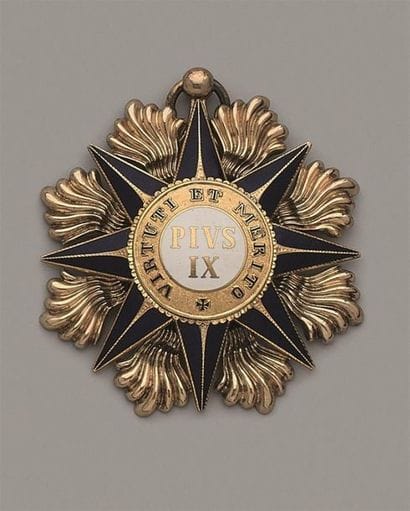 VATICAN
ORDRE DE PIE IX
Bijou de commandeur...
