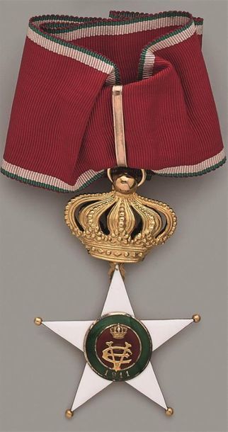 ITALIE
ROYAUME D'ITALIE 
ORDRE DU MÉRITE...