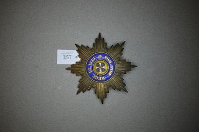 RUSSIE
ORDRE DE L'AIGLE BLANC
Plaque de chevalier...