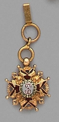 RUSSIE
ORDRE DE SAINT-STANISLAS
Croix miniature...