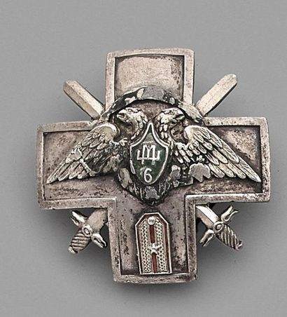 RUSSIE
ÉCOLE D'ASPIRANT N° 6 DE MOSCOU
Insigne...