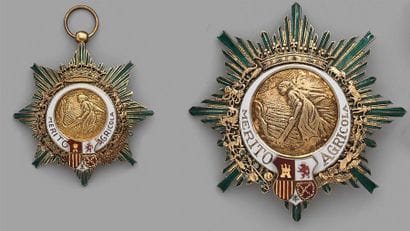 ESPAGNE
ORDRE DU MÉRITE AGRICOLE, fondé en...
