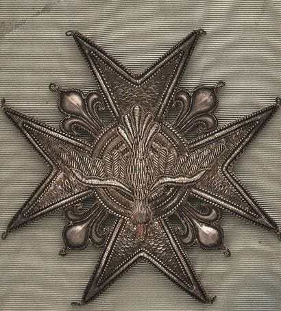 FRANCE
ORDRE DU SAINT-ESPRIT
Plaque d'habit...