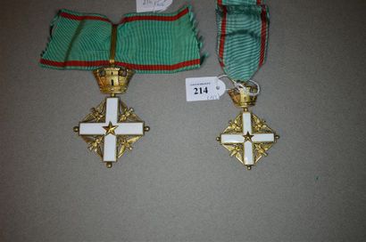 ITALIE
RÉPUBLIQUE ITALIENNE 
ORDRE DU MÉRITE...