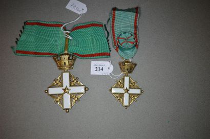ITALIE
RÉPUBLIQUE ITALIENNE 
ORDRE DU MÉRITE...