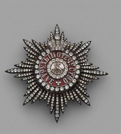 RUSSIE
ORDRE DE SAINT-ALEXANDRE-NEVSKY
Spectaculaire...