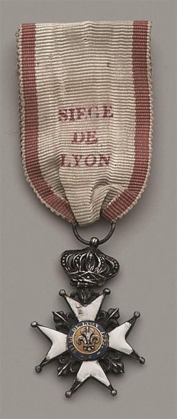 FRANCE
RESTAURATION
CROIX DU SIÈGE DE LYON
Croix...