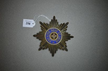RUSSIE
ORDRE DE L'AIGLE BLANC
Plaque de chevalier...