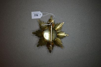 RUSSIE
ORDRE DE L'AIGLE BLANC
Plaque de chevalier...
