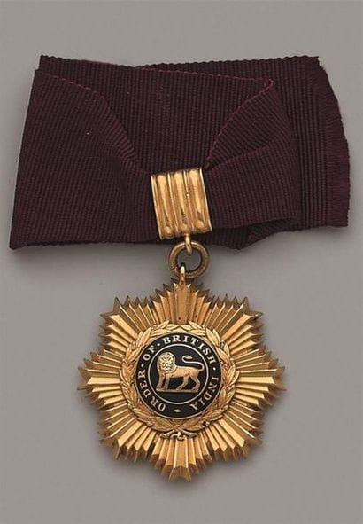 GRANDE-BRETAGNE
ORDRE DES INDES BRITANNIQUES,...